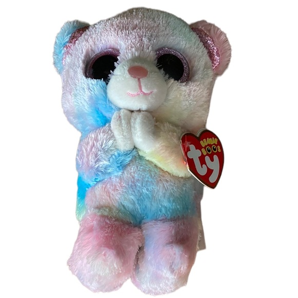 TY Beanie Boos Blessing Plush Praying Bear - Picture 12 of 12